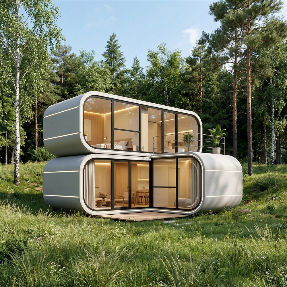 Dirige Stackable Arcum Shaped Mobile Space Capsula House